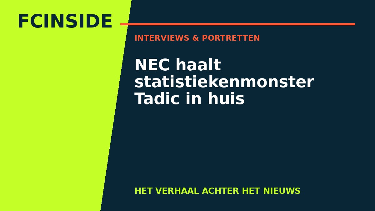 NEC haalt statistiekenmonster Tadic in huis