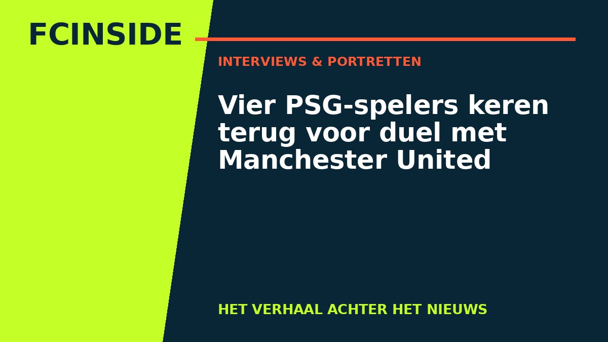 PSG Welcomes Back Four World Cup Stars for Manchester United Friendly